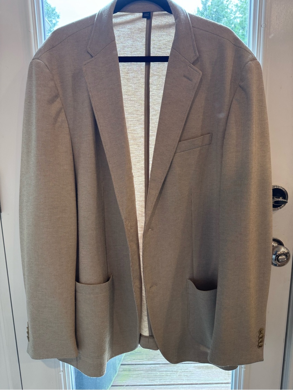 Jos A Bank Men's Taupe Blazer - Classic Single-Breasted Suit Jacket